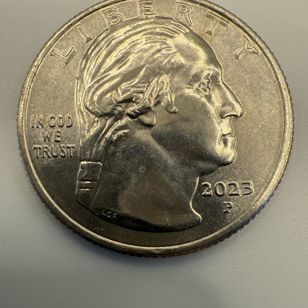 Jovita Idar Quarter 2023 Rare P Mint Error Coin Reading In Cod We Trust